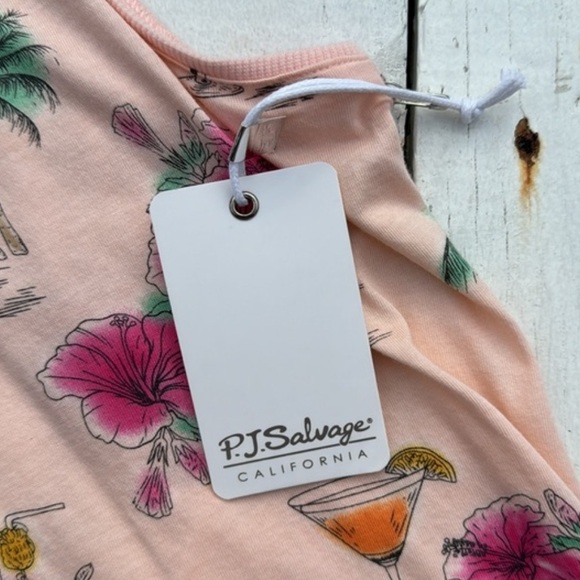 PJ Salvage Pink Dream Tropical Tank Top NWT - Picture 3 of 8